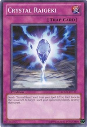Crystal Raigeki (LCGX-EN171) - Legendary Collection 2 1st Edition - Premium Yugioh Single from Konami - Just $0.25! Shop now at Game Crave Tournament Store
