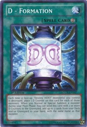 D - Formation (LCGX-EN147) - Legendary Collection 2 1st Edition - Premium Yugioh Single from Konami - Just $0.25! Shop now at Game Crave Tournament Store