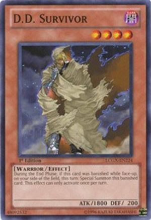 D.D. Survivor (LCGX-EN224) - Legendary Collection 2 Unlimited - Premium Yugioh Single from Konami - Just $0.25! Shop now at Game Crave Tournament Store