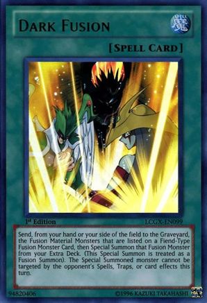 Dark Fusion (LCGX-EN099) - Legendary Collection 2 1st Edition - Premium Yugioh Single from Konami - Just $4.64! Shop now at Game Crave Tournament Store
