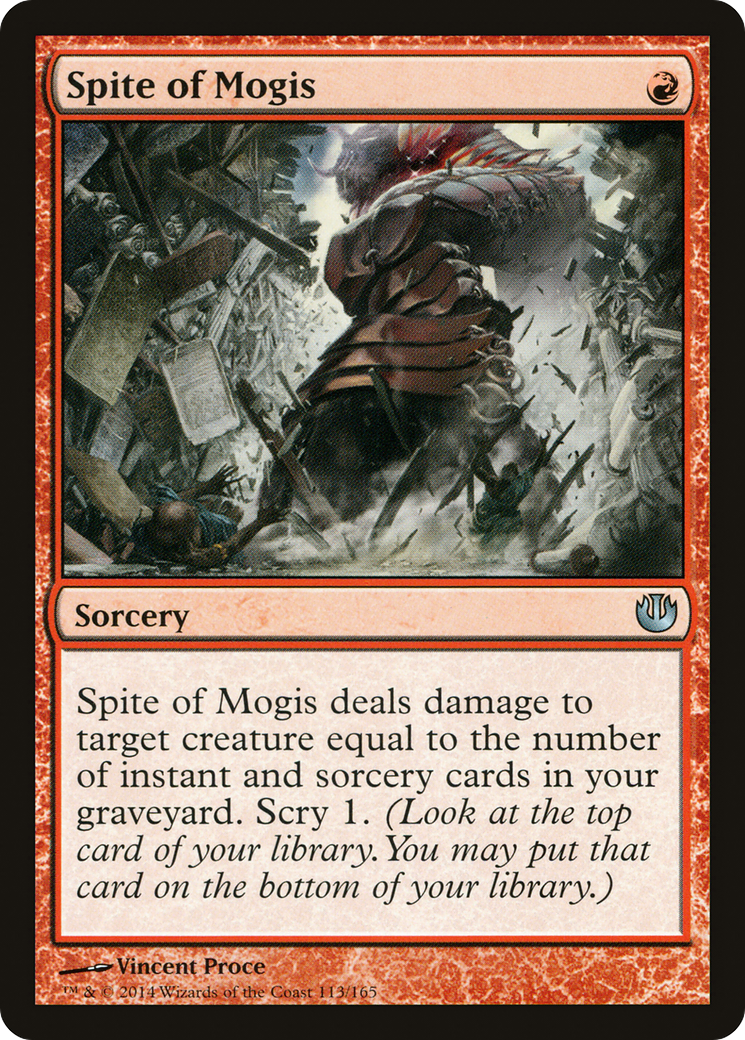 Spite of Mogis (JOU-113) - Journey into Nyx Foil - Premium MTG Single from Wizards of the Coast - Just $0.17! Shop now at Game Crave Tournament Store