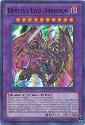Destiny End Dragoon (LCGX-EN140) - Legendary Collection 2 Unlimited - Premium Yugioh Single from Konami - Just $0.42! Shop now at Game Crave Tournament Store