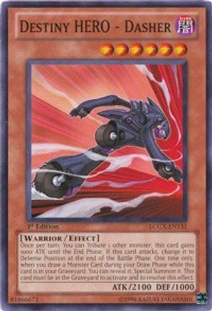 Destiny HERO - Dasher (LCGX-EN131) - Legendary Collection 2 Unlimited - Premium Yugioh Single from Konami - Just $0.45! Shop now at Game Crave Tournament Store
