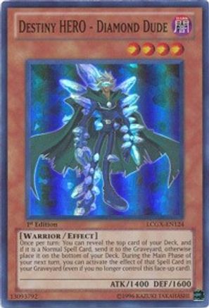 Destiny HERO - Diamond Dude (LCGX-EN124) - Legendary Collection 2 Unlimited - Premium Yugioh Single from Konami - Just $0.35! Shop now at Game Crave Tournament Store