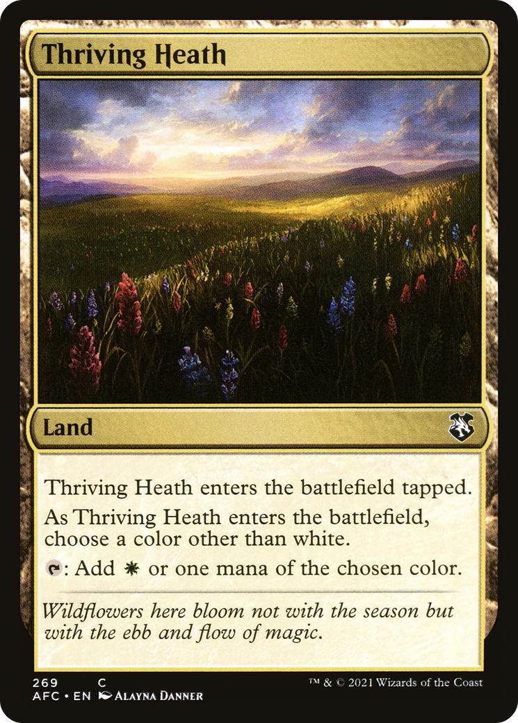 Thriving Heath (AFC-269) - Forgotten Realms Commander - Premium MTG Single from Wizards of the Coast - Just $0.08! Shop now at Game Crave Tournament Store