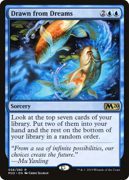 Drawn from Dreams (M20-056) - Core Set 2020 - Premium MTG Single from Wizards of the Coast - Just $0.08! Shop now at Game Crave Tournament Store