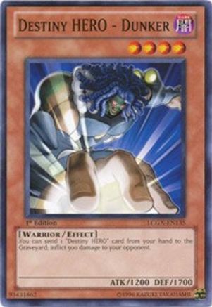 Destiny HERO - Dunker (LCGX-EN135) - Legendary Collection 2 Unlimited - Premium Yugioh Single from Konami - Just $0.33! Shop now at Game Crave Tournament Store