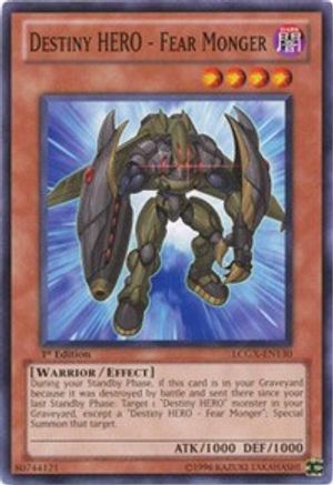 Destiny HERO - Fear Monger (LCGX-EN130) - Legendary Collection 2 Unlimited - Premium Yugioh Single from Konami - Just $0.26! Shop now at Game Crave Tournament Store