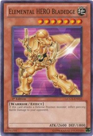 Elemental HERO Bladedge (LCGX-EN013) - Legendary Collection 2 Unlimited - Premium Yugioh Single from Konami - Just $0.25! Shop now at Game Crave Tournament Store