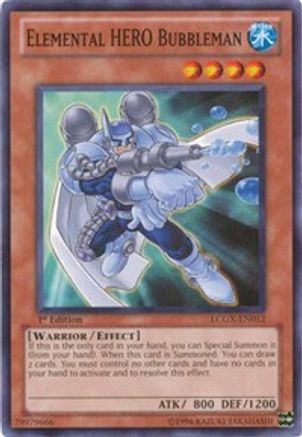 Elemental HERO Bubbleman (LCGX-EN012) - Legendary Collection 2 Unlimited - Premium Yugioh Single from Konami - Just $0.39! Shop now at Game Crave Tournament Store