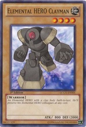 Elemental HERO Clayman (LCGX-EN005) - Legendary Collection 2 Unlimited - Premium Yugioh Single from Konami - Just $0.66! Shop now at Game Crave Tournament Store