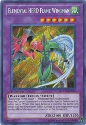 Elemental HERO Flame Wingman (LCGX-EN045) - Legendary Collection 2 Unlimited - Premium Yugioh Single from Konami - Just $3.06! Shop now at Game Crave Tournament Store