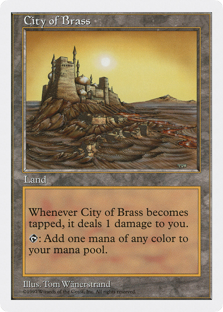 City of Brass (5ED-413) - Fifth Edition - Premium MTG Single from Wizards of the Coast - Just $3.43! Shop now at Game Crave Tournament Store