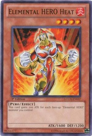 Elemental HERO Heat (LCGX-EN037) - Legendary Collection 2 Unlimited - Premium Yugioh Single from Konami - Just $0.31! Shop now at Game Crave Tournament Store