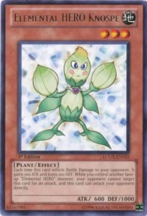 Elemental HERO Knospe (LCGX-EN035) - Legendary Collection 2 Unlimited - Premium Yugioh Single from Konami - Just $0.86! Shop now at Game Crave Tournament Store