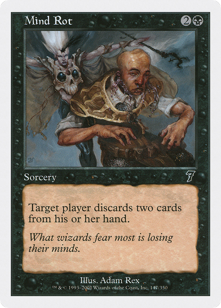 Mind Rot (7ED-147) - Seventh Edition - Premium MTG Single from Wizards of the Coast - Just $0.08! Shop now at Game Crave Tournament Store
