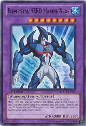 Elemental HERO Marine Neos (LCGX-EN062) - Legendary Collection 2 1st Edition - Premium Yugioh Single from Konami - Just $1.92! Shop now at Game Crave Tournament Store