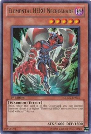 Elemental HERO Necroshade (LCGX-EN015) - Legendary Collection 2 Unlimited - Premium Yugioh Single from Konami - Just $0.46! Shop now at Game Crave Tournament Store