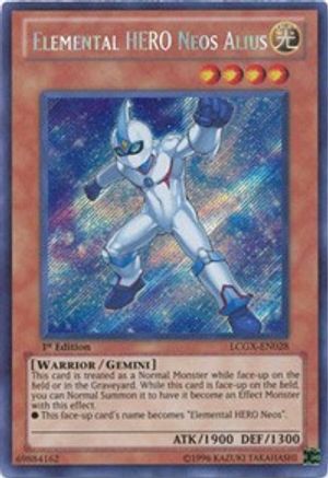 Elemental HERO Neos Alius (LCGX-EN028) - Legendary Collection 2 Unlimited - Premium Yugioh Single from Konami - Just $1.46! Shop now at Game Crave Tournament Store