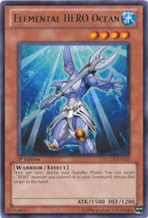 Elemental HERO Ocean (LCGX-EN025) - Legendary Collection 2 1st Edition - Premium Yugioh Single from Konami - Just $0.91! Shop now at Game Crave Tournament Store