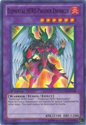 Elemental HERO Phoenix Enforcer (LCGX-EN138) - Legendary Collection 2 1st Edition - Premium Yugioh Single from Konami - Just $2.10! Shop now at Game Crave Tournament Store