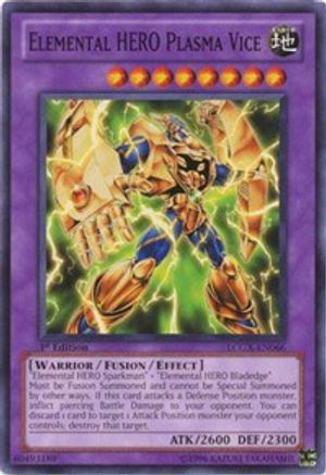 Elemental HERO Plasma Vice (LCGX-EN066) - Legendary Collection 2 Unlimited - Premium Yugioh Single from Konami - Just $0.75! Shop now at Game Crave Tournament Store