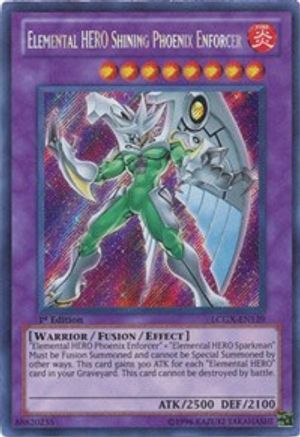 Elemental HERO Shining Phoenix Enforcer (LCGX-EN139) - Legendary Collection 2 Unlimited - Premium Yugioh Single from Konami - Just $5.70! Shop now at Game Crave Tournament Store
