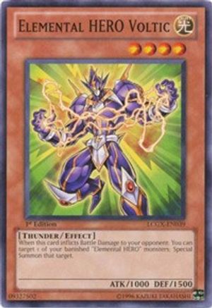 Elemental HERO Voltic (LCGX-EN039) - Legendary Collection 2 1st Edition - Premium Yugioh Single from Konami - Just $0.25! Shop now at Game Crave Tournament Store