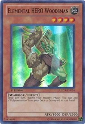 Elemental HERO Woodsman (LCGX-EN034) - Legendary Collection 2 1st Edition - Premium Yugioh Single from Konami - Just $0.82! Shop now at Game Crave Tournament Store