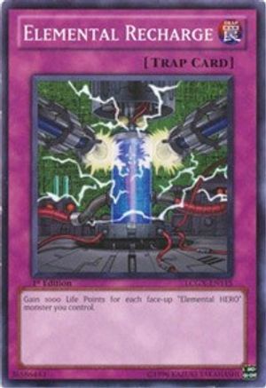 Elemental Recharge (LCGX-EN115) - Legendary Collection 2 Unlimited - Premium Yugioh Single from Konami - Just $0.26! Shop now at Game Crave Tournament Store