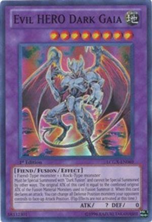 Evil HERO Dark Gaia (LCGX-EN069) - Legendary Collection 2 1st Edition - Premium Yugioh Single from Konami - Just $6.67! Shop now at Game Crave Tournament Store
