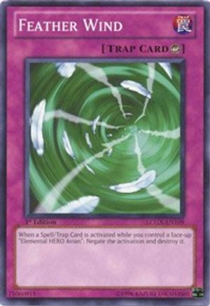 Feather Wind (LCGX-EN109) - Legendary Collection 2 Unlimited - Premium Yugioh Single from Konami - Just $0.38! Shop now at Game Crave Tournament Store