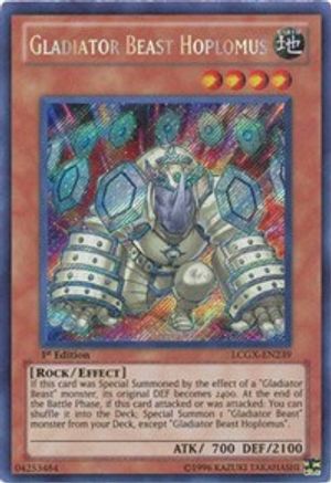 Gladiator Beast Hoplomus (LCGX-EN239) - Legendary Collection 2 1st Edition - Premium Yugioh Single from Konami - Just $4.36! Shop now at Game Crave Tournament Store