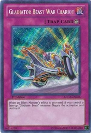 Gladiator Beast War Chariot (LCGX-EN266) - Legendary Collection 2 1st Edition - Premium Yugioh Single from Konami - Just $14.63! Shop now at Game Crave Tournament Store