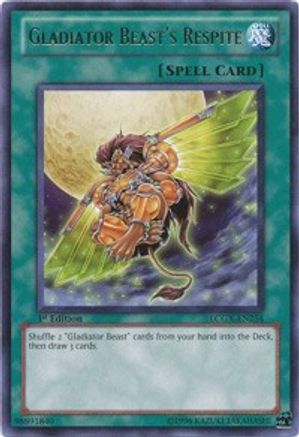 Gladiator Beast's Respite (LCGX-EN254) - Legendary Collection 2 1st Edition - Premium Yugioh Single from Konami - Just $1! Shop now at Game Crave Tournament Store