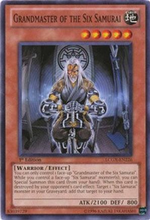 Grandmaster of the Six Samurai (LCGX-EN226) - Legendary Collection 2 Unlimited - Premium Yugioh Single from Konami - Just $0.27! Shop now at Game Crave Tournament Store