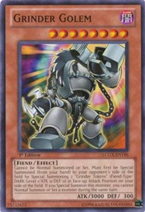 Grinder Golem (LCGX-EN196) - Legendary Collection 2 1st Edition - Premium Yugioh Single from Konami - Just $1.02! Shop now at Game Crave Tournament Store