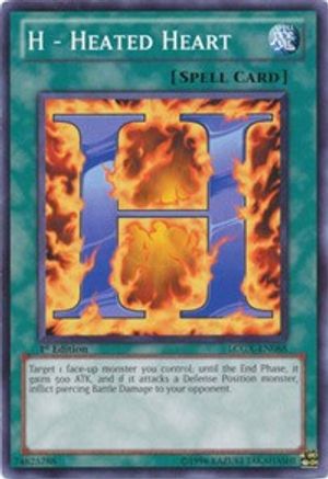 H - Heated Heart (LCGX-EN088) - Legendary Collection 2 1st Edition - Premium Yugioh Single from Konami - Just $0.25! Shop now at Game Crave Tournament Store