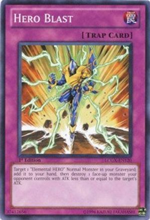 Hero Blast (LCGX-EN120) - Legendary Collection 2 1st Edition - Premium Yugioh Single from Konami - Just $0.46! Shop now at Game Crave Tournament Store