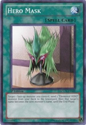 Hero Mask (LCGX-EN103) - Legendary Collection 2 Unlimited - Premium Yugioh Single from Konami - Just $0.25! Shop now at Game Crave Tournament Store