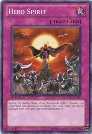 Hero Spirit (LCGX-EN117) - Legendary Collection 2 Unlimited - Premium Yugioh Single from Konami - Just $0.33! Shop now at Game Crave Tournament Store