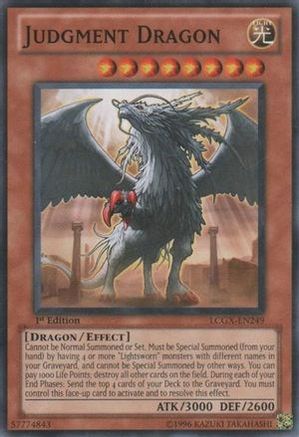 Judgment Dragon (LCGX-EN249) - Legendary Collection 2 Unlimited - Premium Yugioh Single from Konami - Just $0.42! Shop now at Game Crave Tournament Store