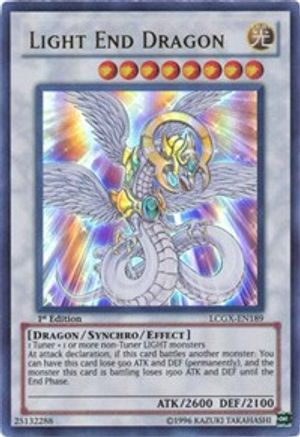 Light End Dragon (LCGX-EN189) - Legendary Collection 2 Unlimited - Premium Yugioh Single from Konami - Just $2.19! Shop now at Game Crave Tournament Store