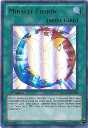 Miracle Fusion (LCGX-EN078) - Legendary Collection 2 1st Edition - Premium Yugioh Single from Konami - Just $3.90! Shop now at Game Crave Tournament Store