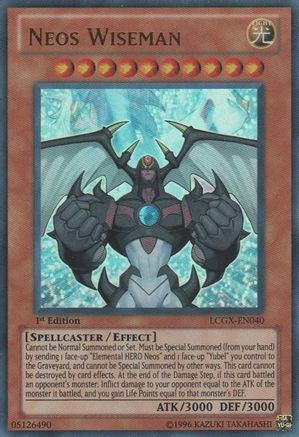 Neos Wiseman (LCGX-EN040) - Legendary Collection 2 1st Edition - Premium Yugioh Single from Konami - Just $3.98! Shop now at Game Crave Tournament Store