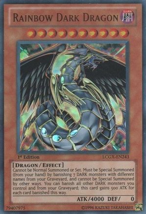 Rainbow Dark Dragon (LCGX-EN243) - Legendary Collection 2 1st Edition - Premium Yugioh Single from Konami - Just $0.98! Shop now at Game Crave Tournament Store