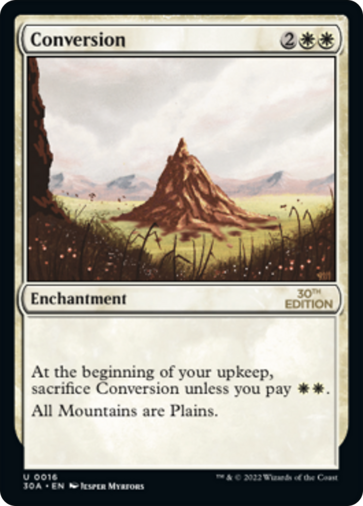 Conversion (30A-016) - 30th Anniversary Edition - Premium MTG Single from Wizards of the Coast - Just $0.22! Shop now at Game Crave Tournament Store