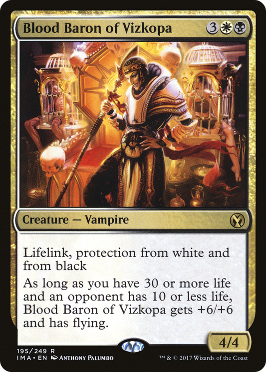 Blood Baron of Vizkopa (IMA-195) - Iconic Masters - Premium MTG Single from Wizards of the Coast - Just $0.11! Shop now at Game Crave Tournament Store