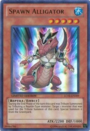 Spawn Alligator (LC02-EN009) - Legendary Collection 2 Limited - Premium Yugioh Single from Konami - Just $0.25! Shop now at Game Crave Tournament Store