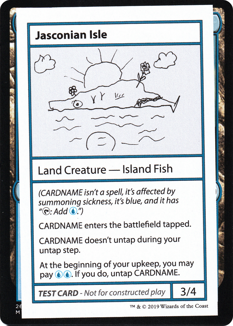 Jasconian Isle (CMB2-117) - Mystery Booster Playtest Cards 2021 - Premium MTG Single from Wizards of the Coast - Just $0.25! Shop now at Game Crave Tournament Store
